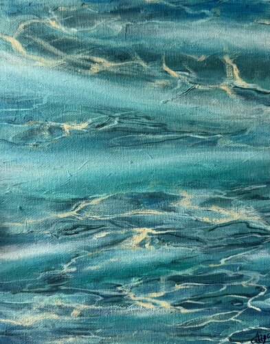 Sea of Reflections by Aisylu Burangulova, 油畫 for Sale on Singulart