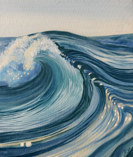 Rising wave de Aisylu Burangulova, Pintura a la venta en Singulart