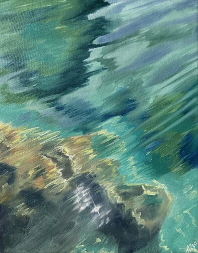 Hidden currents by Aisylu Burangulova, Painting for Sale on Singulart