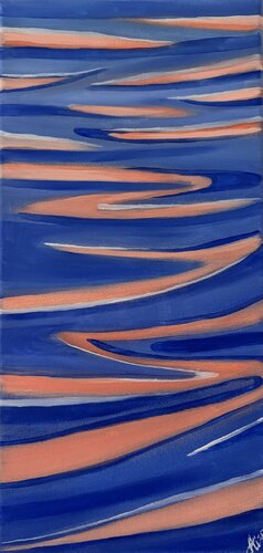 Lines of the ocean by Aisylu Burangulova, Painting for Sale on Singulart