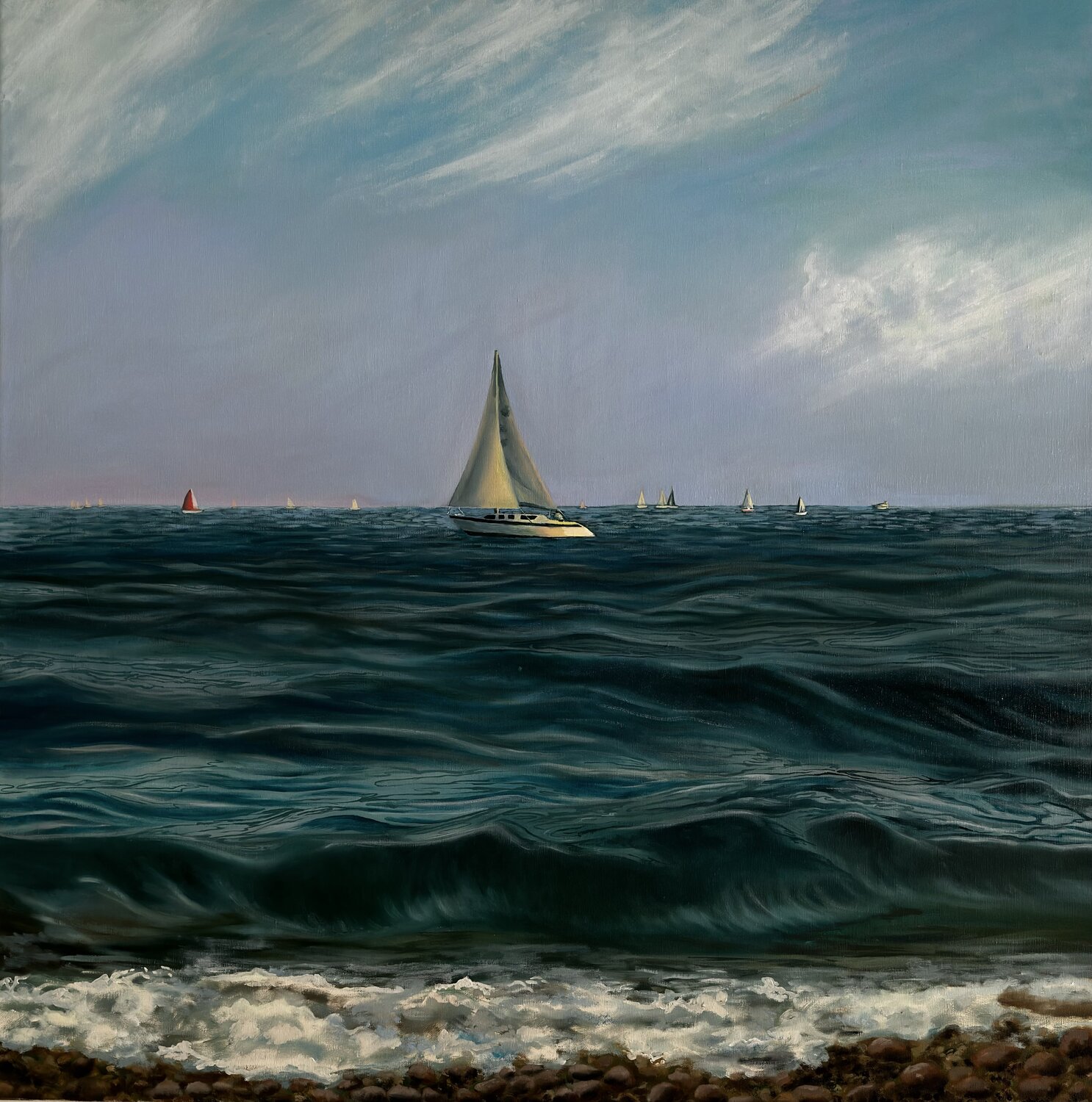Good day for sailing Aisylu Burangulova