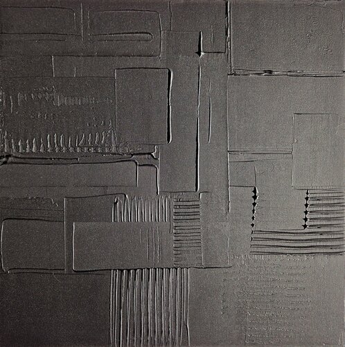 MONOCHROME NOIR 60 van Sandrine Hartmann, Schilderij te koop op Singulart
