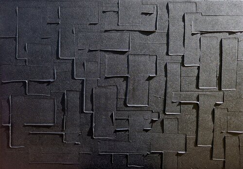MONOCHROME NOIR van Sandrine Hartmann, Schilderij te koop op Singulart