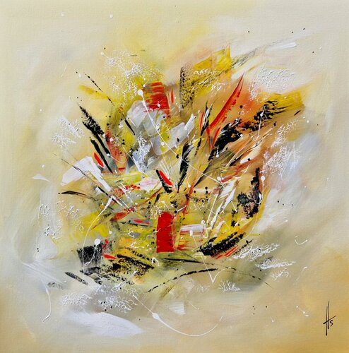 JOVIAL by Sandrine Hartmann, Painting for Sale on Singulart