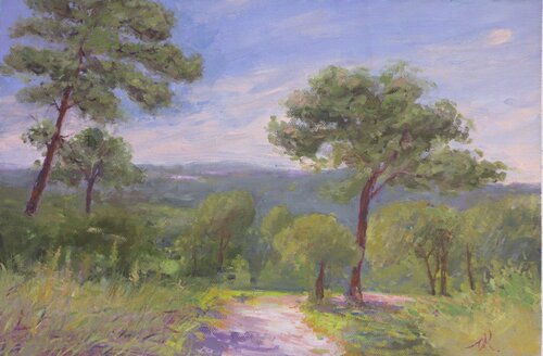 Carmel Mountain by Oleg Kamaev, Painting for Sale on Singulart
