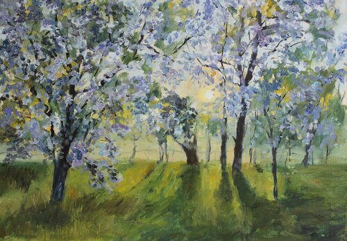 In The Sunset von Oleg Kamaev, Malerei kaufen auf Singulart