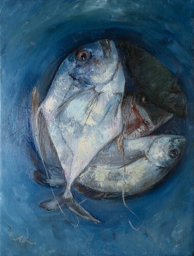Good Catch von Oleg Kamaev, Malerei kaufen auf Singulart