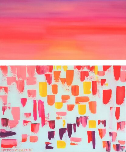 The sheltering Sky  IV - Indian Summer von Jacqueline Mac Mootry-Everaert, Malerei kaufen auf Singulart