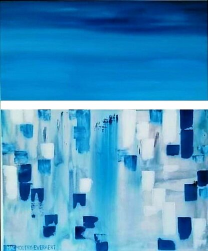 The sheltering Sky VI - Hollandse Luchten (Dutch Skies) von Jacqueline Mac Mootry-Everaert, Malerei kaufen auf Singulart