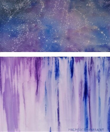 The sheltering Sky VII - Infinite Galaxy von Jacqueline Mac Mootry-Everaert, Malerei kaufen auf Singulart