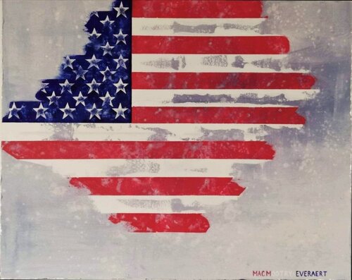 American Vintage III von Jacqueline Mac Mootry-Everaert, Malerei kaufen auf Singulart