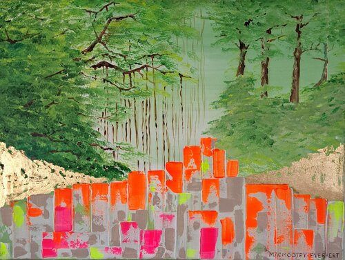 Urban Jungle von Jacqueline Mac Mootry-Everaert, Malerei kaufen auf Singulart