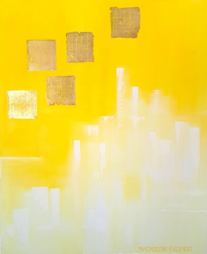 Sky Lines - #72 - Sun Down by Jacqueline Mac Mootry-Everaert, Painting for Sale on Singulart