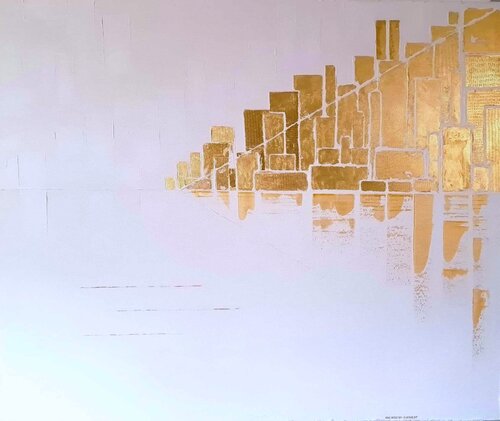 Sky Lines - # 30-34 von Jacqueline Mac Mootry-Everaert, Malerei kaufen auf Singulart