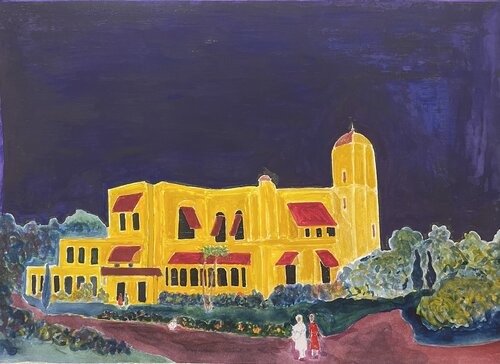 Lucknow Residency by Michel TESTARD, Painting for Sale on Singulart