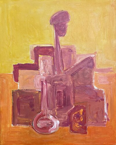 Ghost of a Sitarist van Michel TESTARD, Schilderij te koop op Singulart