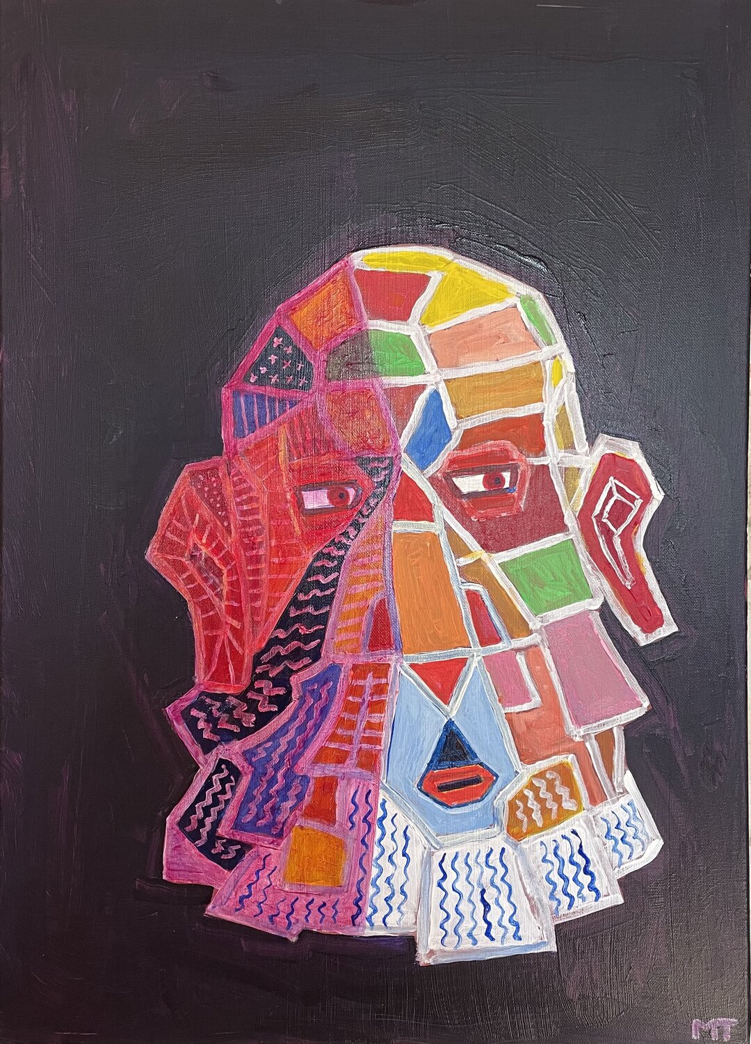 Portrait of a Masked Man Michel TESTARD