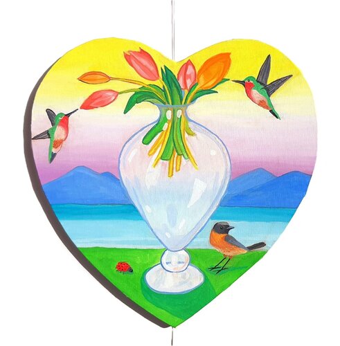 "Cuore di Fiori" 2024 von Giacomo Beniamino Lauro Toselli, Malerei kaufen auf Singulart