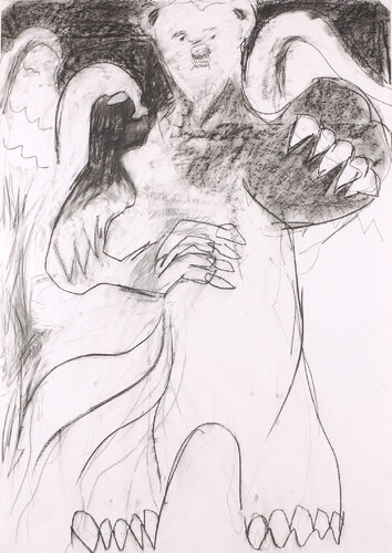 Angel and Bear von Irene Schüller, Druck kaufen auf Singulart