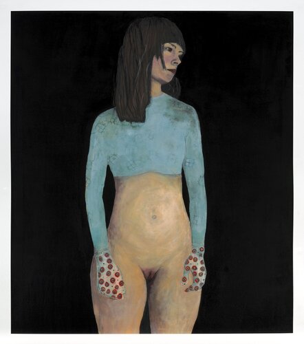 Detail of "untiteled/girl" von Irene Schüller, Druck kaufen auf Singulart