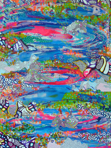 Icy Wave van Katharina Wahlefeld, Schilderij te koop op Singulart