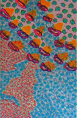 Blue Hawai von Katharina Wahlefeld, Malerei kaufen auf Singulart