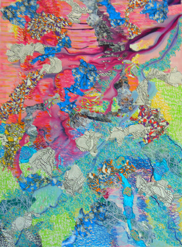 Pink Blossom von Katharina Wahlefeld, Malerei kaufen auf Singulart