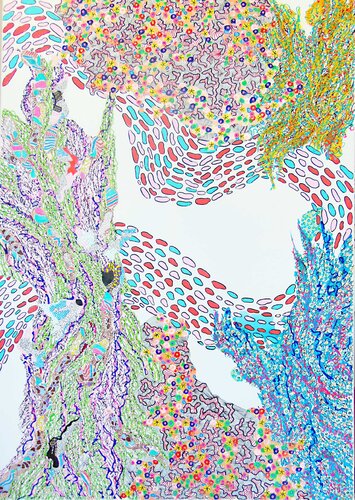 Lichtkleid von Katharina Wahlefeld, Malerei kaufen auf Singulart