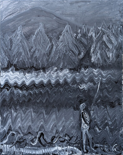 "At the Lake" by Frisco Pete, Painting for Sale on Singulart