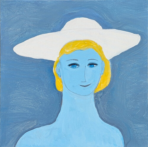 "The White Hat" di Frisco Pete, Pittura in vendita su Singulart