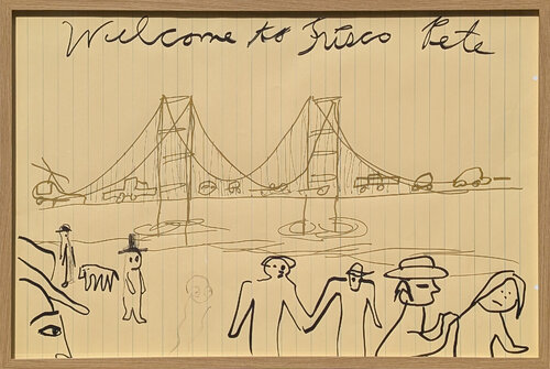 “Golden Gate” di Frisco Pete, Opera su carta in vendita su Singulart