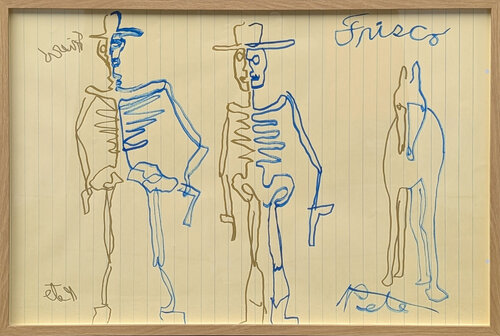 “Tres Hombres” di Frisco Pete, Opera su carta in vendita su Singulart