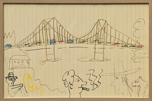 “Tourist Atraktion” van Frisco Pete, Werk op papier te koop op Singulart