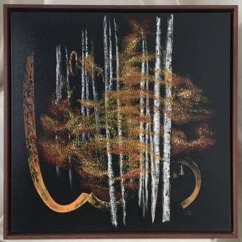 Autumn Birches de Atelier Elsinger, Pintura a la venta en Singulart