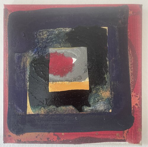 Roter Blick di Anna Eibl-Eibesfeldt, Pittura in vendita su Singulart