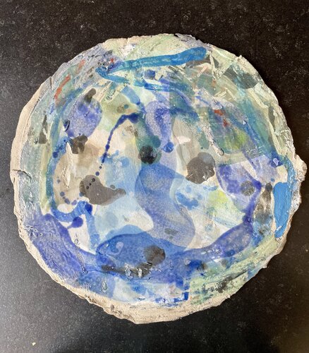 Bewegung im Wasser de Anna Eibl-Eibesfeldt, Pintura a la venta en Singulart