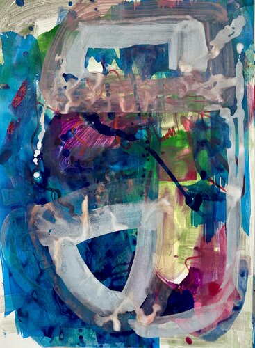 Chaos und Farbe de Anna Eibl-Eibesfeldt, Pintura a la venta en Singulart