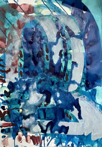 Zerfließen de Anna Eibl-Eibesfeldt, Pintura a la venta en Singulart