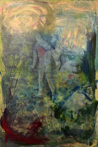 Adam in paradise di Marlene Schildt-Lammel, Pittura in vendita su Singulart