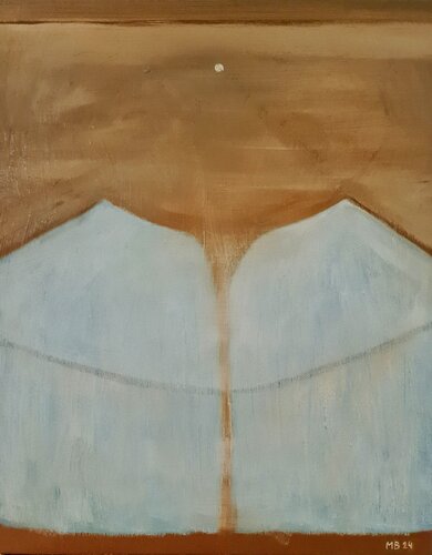 The Mountain's Brow by Martyna Benedyka, Painting for Sale on Singulart