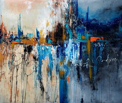 RAIN  IN  AMSTERDAM von Maggie Romanovici, Malerei kaufen auf Singulart