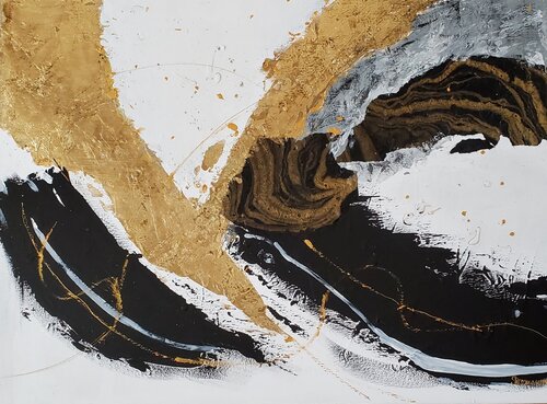 POESIE  HIVERNALE von Maggie Romanovici, Malerei kaufen auf Singulart