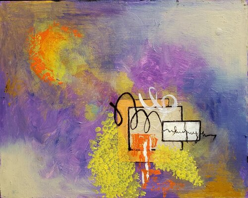 SECRET  PLACES  9 by Maggie Romanovici, Painting for Sale on Singulart