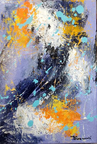 COSMIC  GAME  3 van Maggie Romanovici, Schilderij te koop op Singulart