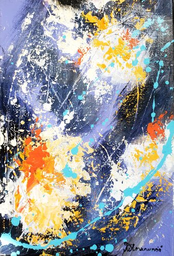 COSMIC  GAME  4 van Maggie Romanovici, Schilderij te koop op Singulart