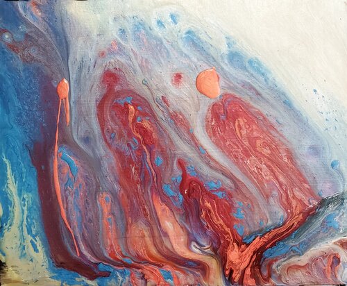 TIDAL  FLAMES von Maggie Romanovici, Malerei kaufen auf Singulart