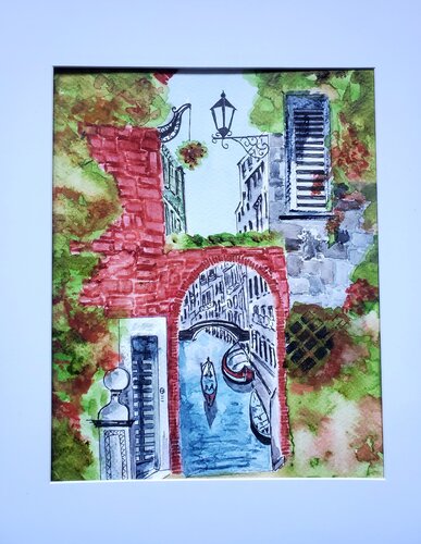 VENISE by Maggie Romanovici, 油畫 for Sale on Singulart