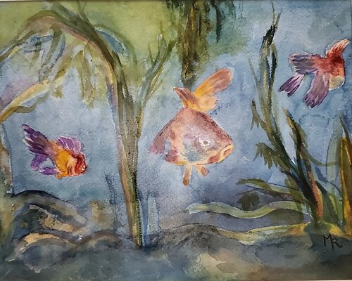 THE THREE FRIENDS von Maggie Romanovici, Malerei kaufen auf Singulart