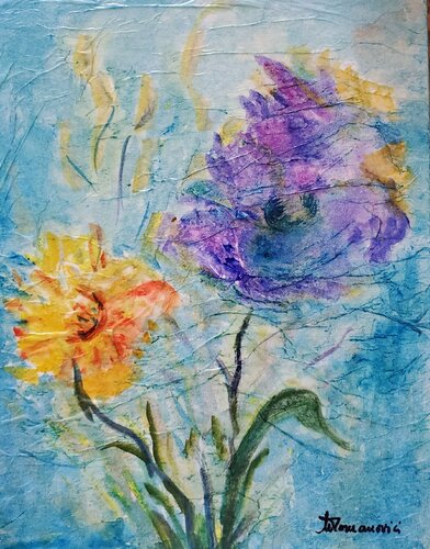 SUMMER RAIN 2 van Maggie Romanovici, Schilderij te koop op Singulart