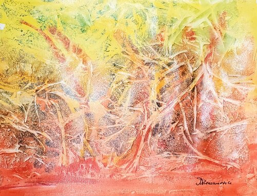 RED LAND von Maggie Romanovici, Malerei kaufen auf Singulart